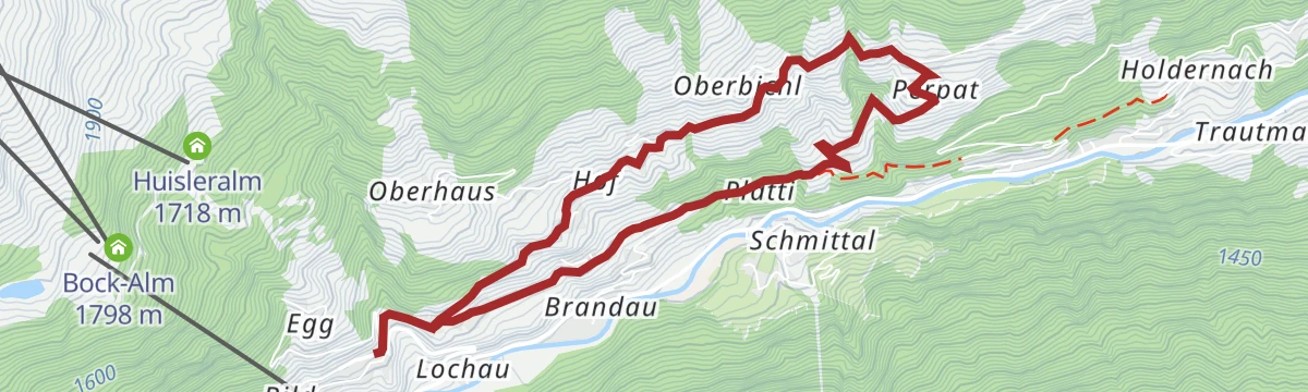 Route map: Kapellenweg Kapplerberg